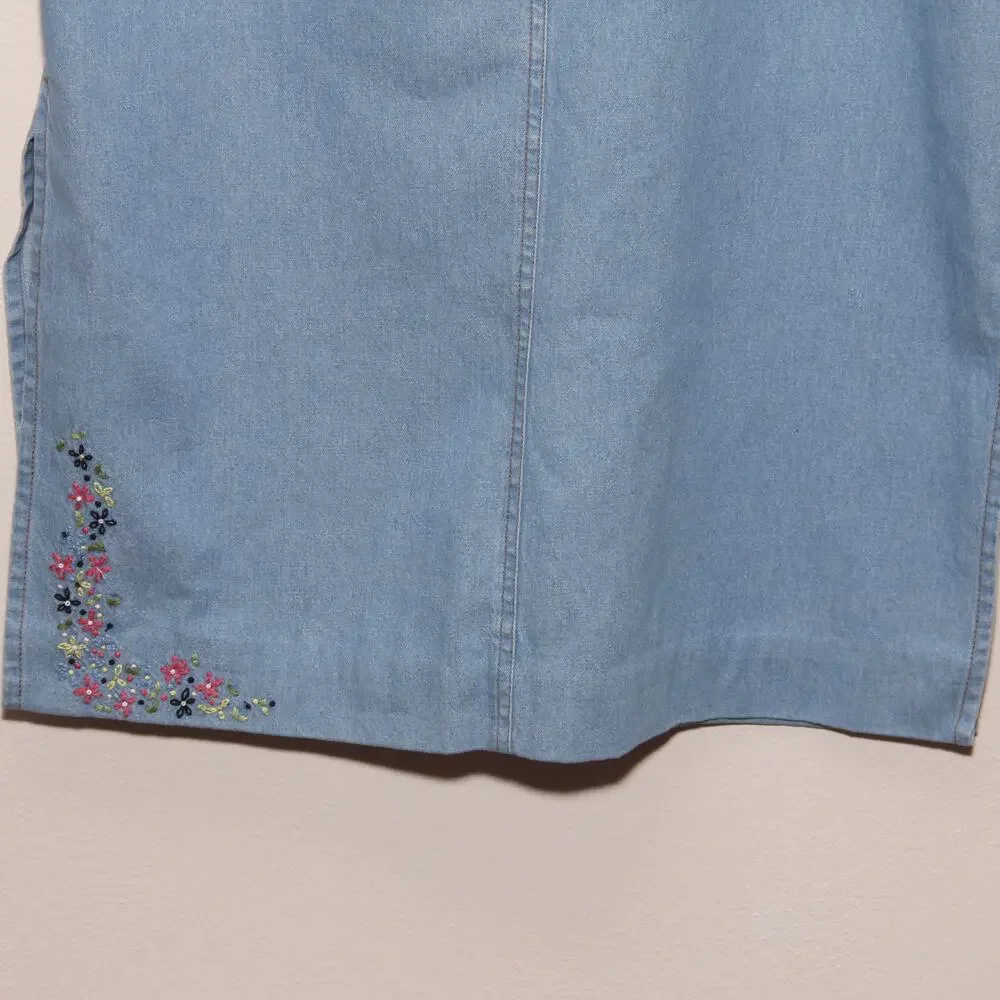 Vintage Susan Bristol Cotton Maxi Skirt Size 10